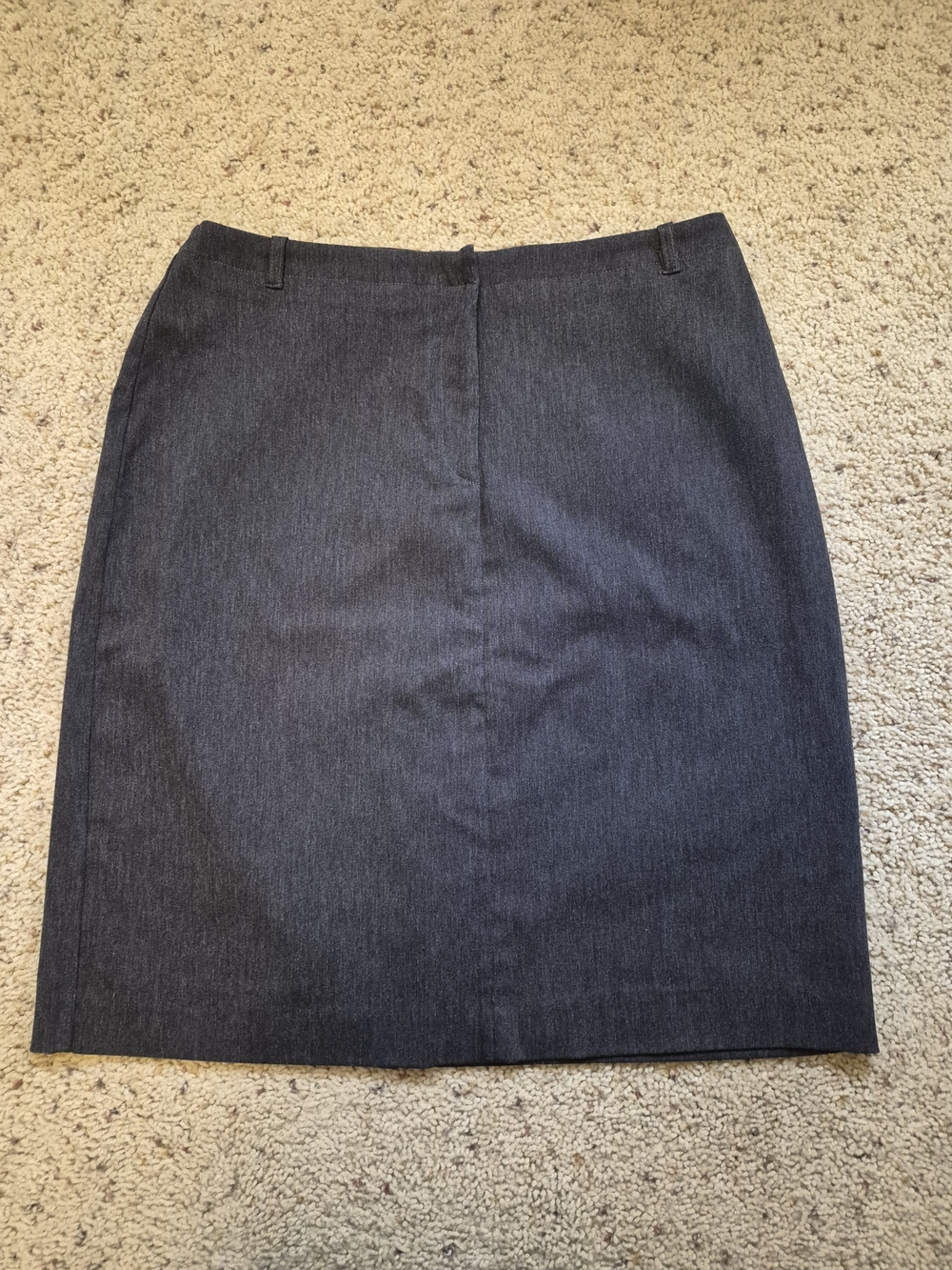 Express Dark Gray Pencil Skirt - Sleek Office Staple